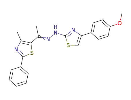 2-(4-(4-methoxyphenyl)thiazol-2-yl)-1-(1-(4-methyl-2-phenyl thiazol-5-yl)ethylidene)hydrazine