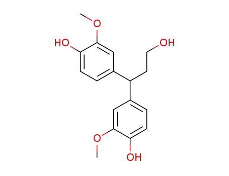 3,3-bis(4-hydroxy-3-methoxyphenyl)-1-propanol