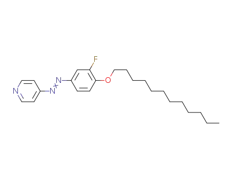 4-(3-fluoro-4-dodecyloxyphenylazo)pyridine