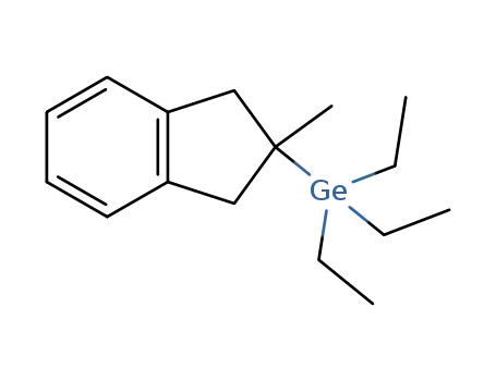 triethyl(2-methyl-2,3-dihydro-1H-inden-2-yl)germane