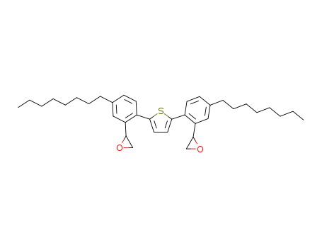 2,5-bis(4-octyl-2-(oxiran-2-yl)phenyl)thiophene