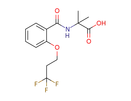 2-methyl-2-(2-(3,3,3-trifluoropropoxy)benzamido)propanoic acid