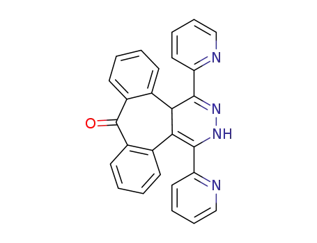 1,4-di(pyridin-2-yl)-2,4a-dihydro-9H-dibenzo[3,4:6,7]cyclohepta[1,2-d]pyridazin-9-one