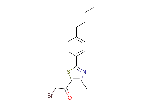 2-bromo-1-(2-(4-butylphenyl)-4-methylthiazol-5-yl)ethan-1-one