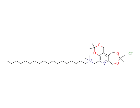 N,N-dimethyl-N-((3,3,9,9-tetramethyl-7,11-dihydro-1H-[1,3]dioxepino[5,6-b][1,3]dioxino[5,4-d]pyridin-5-yl)methyl)octadecan-1-aminium chloride