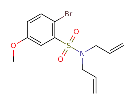 N,N-diallyl-2-bromo-5-methoxybenzenesulfonamide