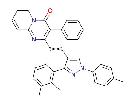 2-{2-[3-(2,3-dimethylphenyl)-1-p-tolyl-1H-pyrazol-4-yl]-vinyl}-3-phenyl-pyrido[1,2-a]pyrimidin-4-one
