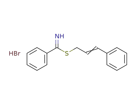 3-phenylallyl benzimidothioate hydrobromide
