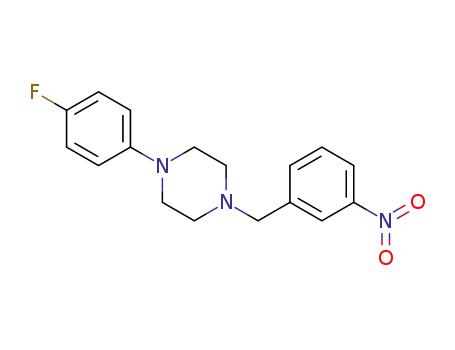 1-(4-fluorophenyl)-4-(3-nitrobenzyl)piperazine