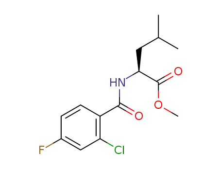 methyl (2-chloro-4-fluorobenzoyl)-L-leucinate