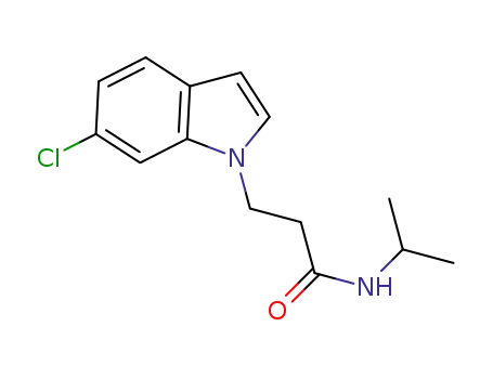 3-(6-chloro-1H-indol-1-yl)-N-isopropylpropanamide