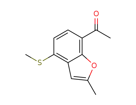1-(2-methyl-4-(methylthio)benzofuran-7-yl)ethan-1-one