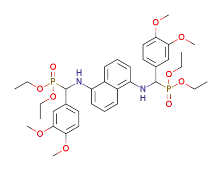 tetraethyl((naphthalene-1,5-diylbis(azanediyl))bis((3,4dimethoxyphenyl)methylene))bis(phosphonate)