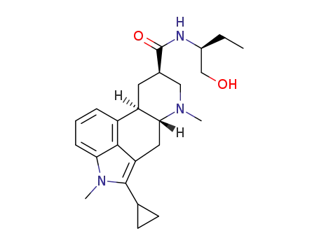 (6aR,9R,10aR)-5-cyclopropyl-N-((S)-1-hydroxybutan-2-yl)-4,7-dimethyl-4,6,6a,7,8,9,10,10a-octahydroindolo[4,3-fg]quinoline-9-carboxamide