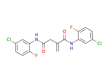 N,N'-bis(5-chloro-2-fluorophenyl)-2-methylenesuccinamide
