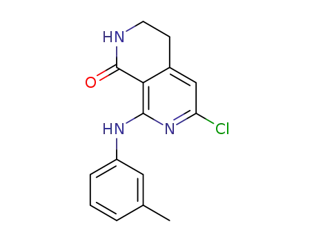 6-chloro-8-(3-methylanilino)-3,4-dihydro-2,7-naphthyridin-1(2H)-one