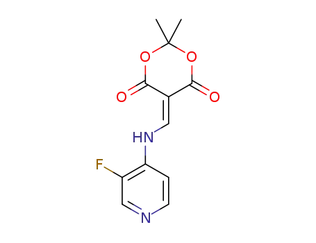 5-[(3-fluoropyridin-4-ylamino)-methylene]-2,2-dimethyl-[1,3]dioxane-4,6-dione
