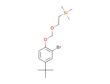 (2-((2-bromo-4-(tert-butyl)phenoxy)methoxy)ethyl)trimethylsilane