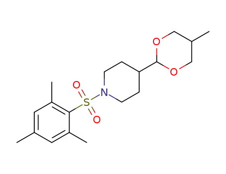 1-(mesitylsulfonyl)-4-(5-methyl-1,3-dioxan-2-yl)piperidine