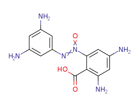 2,4-diamino-6-[(3,5-diaminophenyl)-N,N,O-azoxy]benzoic acid