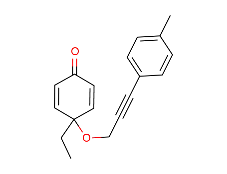 4-ethyl-4-{[3-(4-methylphenyl)prop-2-yn-1-yl]oxy}cyclohexa-2,5-dien-1-one