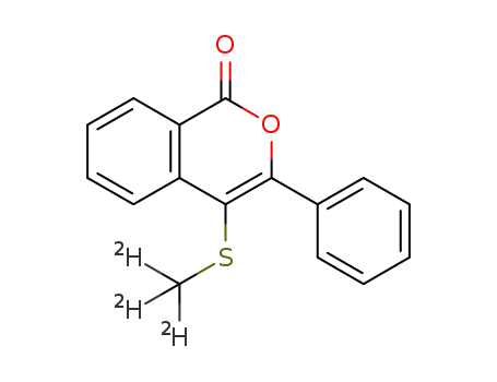 4-((methyl-d3)thio)-3-phenyl-1H-isochromen-1-one