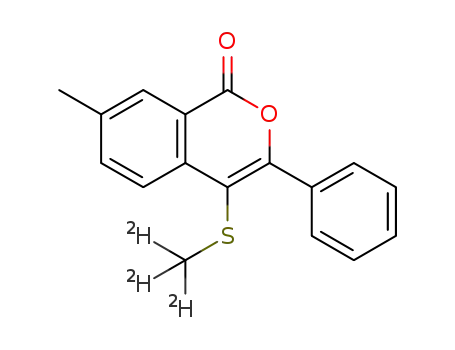 7-methyl-4-((methyl-d3)thio)-3-phenyl-1H-isochromen-1-one