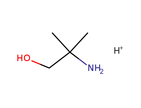 2-ammonio-2-methyl-1-propanol cation