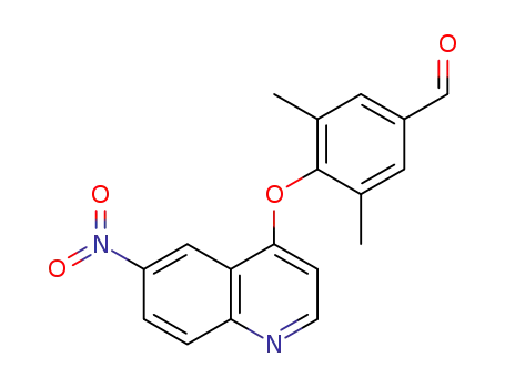 4-(2′,6′-dimethyl-4′-flormylphenoxy)-6-nitroquinoline