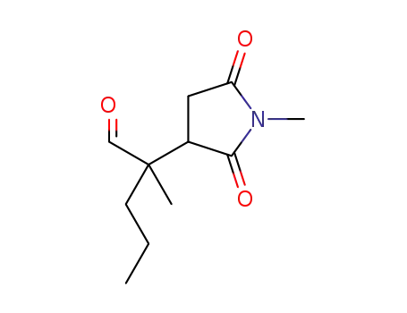 2-methyl-2-(1-methyl-2,5-dioxopyrrolidin-3-yl)pentanal