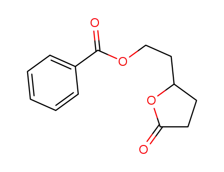 2-(5-oxotetrahydrofuran-2-yl)ethyl benzoate