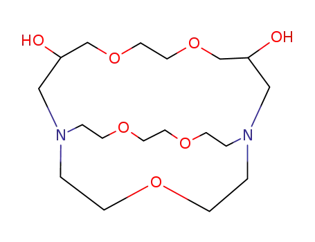 3,10-dihydroxy-5,8,13,18,23-pentaoxa-1,12-diazabicyclo<10.8.5>pentacosane
