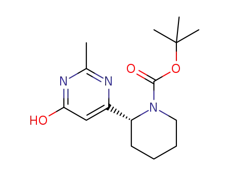 tert-butyl (R)-2-(6-hydroxy-2-methylpyrimidin-4-yl)piperidine-1-carboxylate