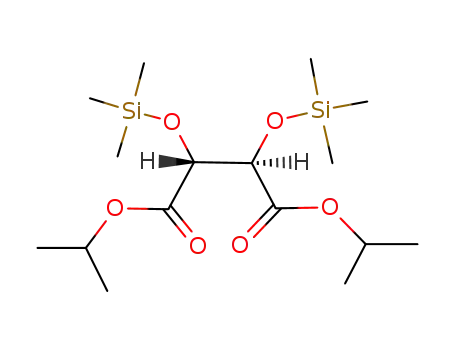 Di(1-methylethyl)-(2R,3R)-2,3-bis<(trimethylsilyl)oxy>butandioat
