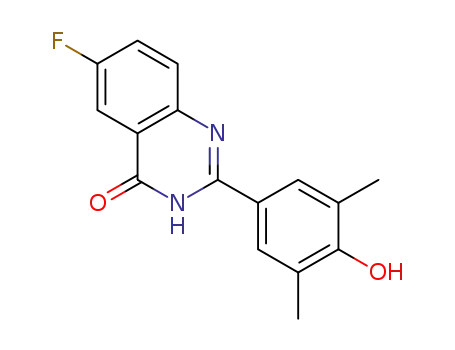6-fluoro-2-(4-hydroxy-3,5-dimethylphenyl)quinazolin-4(3H)-one
