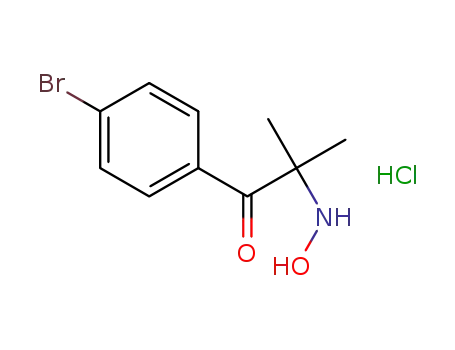 1-(4-bromophenyl)-2-(hydroxyamino)-2-methylpropan-1-one hydrochloride