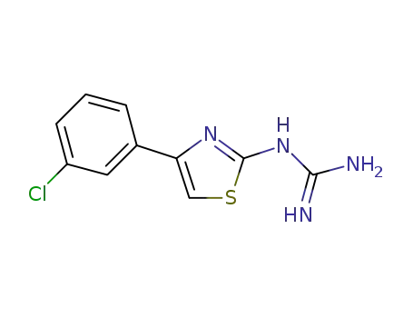 N-(4-(3-chlorophenyl)-1,3-thiazol-2-yl)guanidine