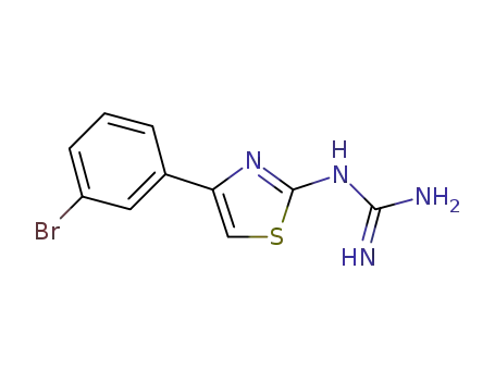 N-(4-(3-bromophenyl)-1,3-thiazol-2-yl)guanidine