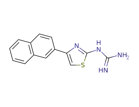 N-(4-(2-naphthyl)-1,3-thiazol-2-yl)guanidine