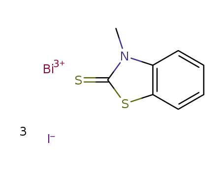 {[BiI2(μ2-I)2(N-methylbenzothiazole-2-thione)]n}