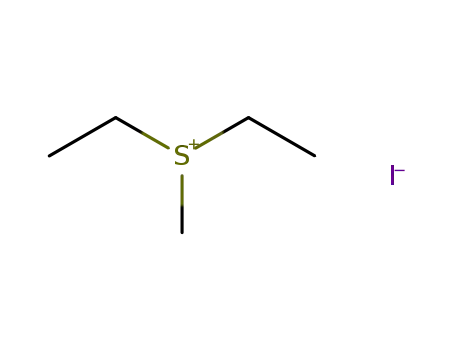 Molecular Structure of 17459-59-5 (Sulfonium, diethylmethyl-, iodide)