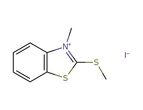 Molecular Structure of 20064-98-6 (1-METHYL-2-METHYLTHIO-BENZTHIAZOLIUM-IODIDE)