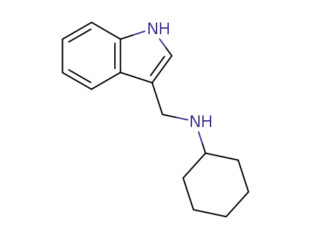 Molecular Structure of 53924-03-1 (N-cyclohexyl-1H-indole-3-methylamine)