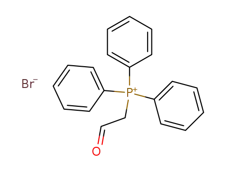 Molecular Structure of 19753-63-0 (Phosphonium, (2-oxoethyl)triphenyl-, bromide)