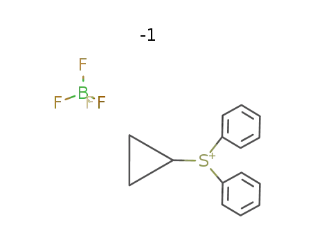 Molecular Structure of 33462-81-6 (CYCLOPROPYLDIPHENYLSULFONIUM TETRAFLUOROBORATE)