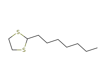 Molecular Structure of 93215-67-9 (1,3-Dithiolane, 2-heptyl-)