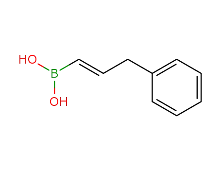 Molecular Structure of 129423-29-6 (TRANS-3-PHENYL-1-PROPEN-1-YLBORONIC ACID)