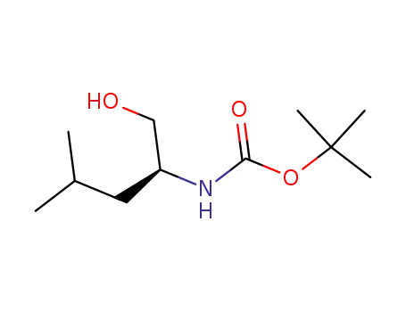 Carbamic acid,N-[(1S)-1-(hydroxymethyl)-3-methylbutyl]-, 1,1-dimethylethyl ester