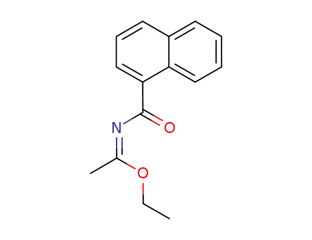 Naphthalene-1-carboxylic acid [1-ethoxy-eth-(Z)-ylidene]-amide