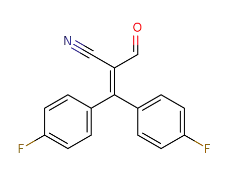 2-cyano-3,3-bis(4-fluorophenyl)-2-propenal